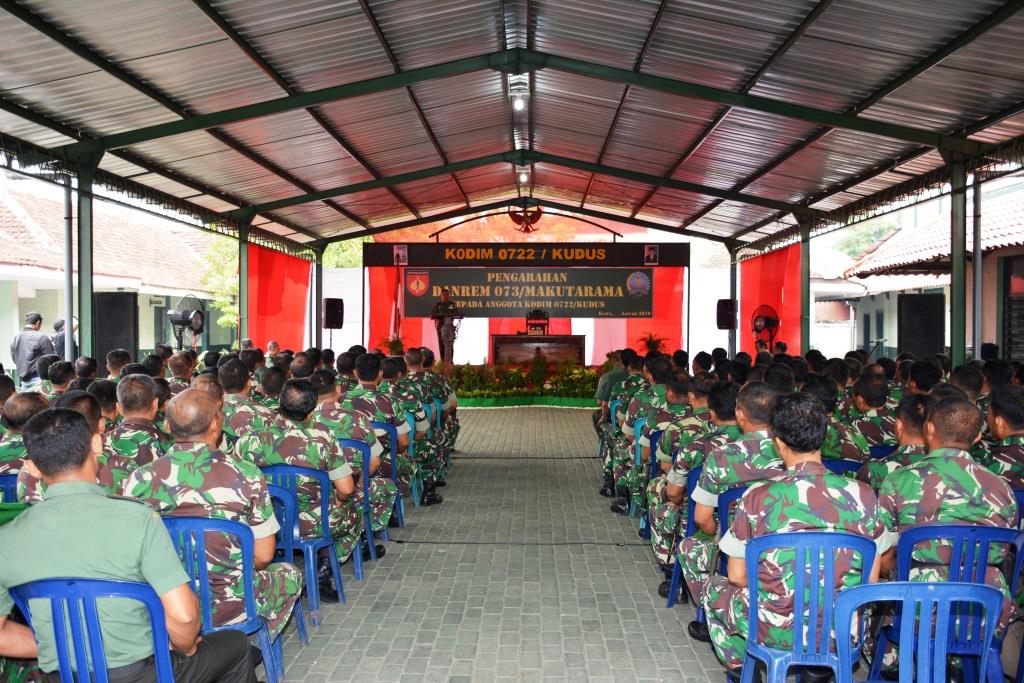 Kunjungan Kerja Komandan Korem di Kodim 0722/Kudus